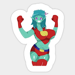 Nessi Captain Planet Sticker